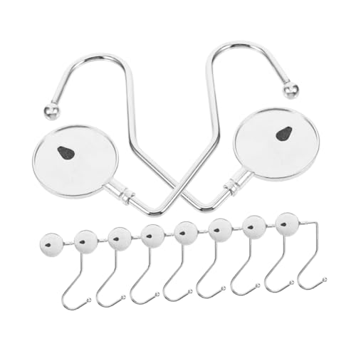 VALICLUD 20 Piezas Artefacto de bolsa Escritorio percha gancho oficina gancho fácil instalación colgador de bolsas para mesa ganchos para bolsas para mesas aleación de aluminio + hierro