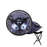 【Kit d'accessoires complet】 Ce handpan en acier comprend une housse de transport souple, deux mailloches et un support réglable, facilitant ainsi son utilisation, son rangement et son transport. Idéal pour les sessions en extérieur, les spectacles ou les espaces de méditation à domicile.