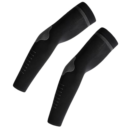 オンジャク 女性用の冷却アームスリーブ男性のための男性の日焼け止め腕の袖は、ハイキングサイクリングバックパッキングガーデニングを実行しています