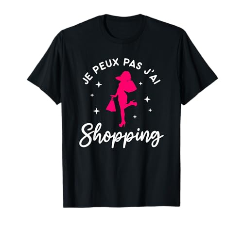 Photo de Je Peux Pas J'ai Shopping T-Shirt