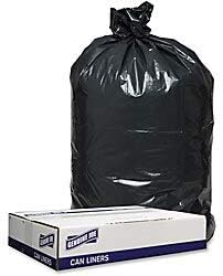 Genuine Joe 1.2mil Black Trash Can Liners