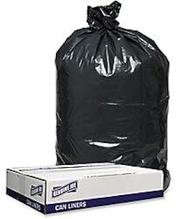 Genuine Joe 1.2mil Black Trash Can Liners