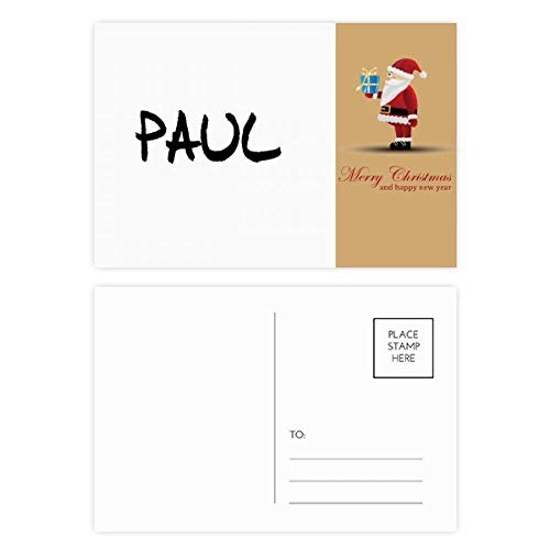 Cartes postales Paul Père Noël pour décorer la table du réveillon