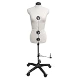 Schneiderpuppe Diana mit Rollen (M (42-48) - Beige)