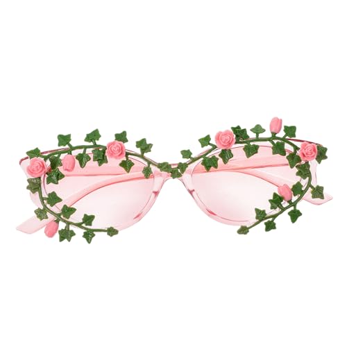 LIFKOME Flower Design Sunglasses for Women and Men and Fun Floral Eyewear for Parties and Events Unique Fashionable Accessories for Stylish Look