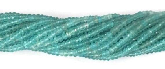 Apatite naturelle perles rondelles de 3.5mm pour réussir vos enfilages fins sans éclats
