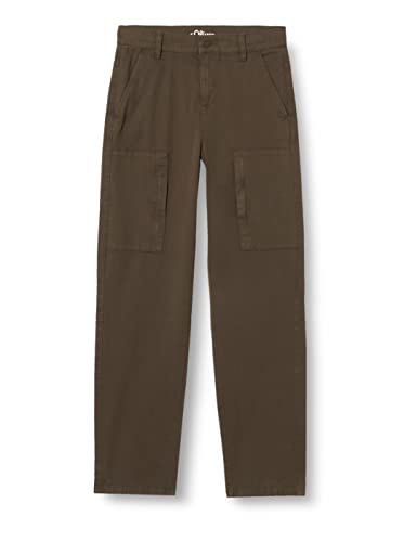 Pantalones verdes s.Oliver Junior Dad Fit talla 158: el estilo diario para niños