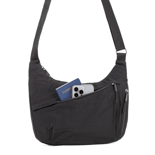 Image of Crossbody Purse Cross Body Bag for Women Nylon Bum Bag Handbags Purses