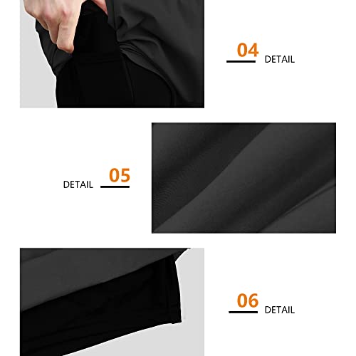 Walsilk Gym Shorts For Men, Mens Running Basketball Athletic Workout Shorts With Pockets And Drawstring For Casual Outdoor Sports (Black,3Xl) #TOP5