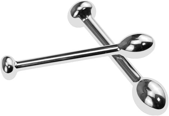 Metal Urethral Plug with Bead Sex Toy for Male Sex Toy Sound Device Trainer Sex Toy Male Stainless Steel Urethral Stimulation Urethral Catheter Penis Plug Urethral Catheter 10Mm