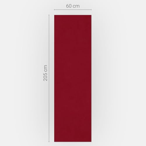 Diseño elegante para frigorífico 60x205 vinilo borgoña premium 5