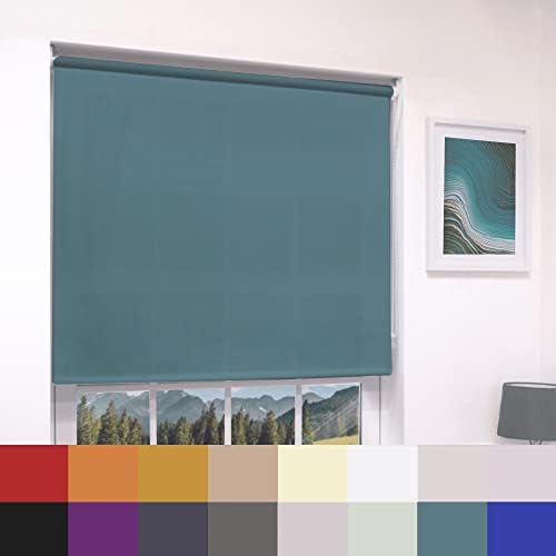 Pink Plain Dim Out Fabric Roller Blind Made To Measure Maximum of 120cm Width All Fitting Included Easy FIt Child Safe