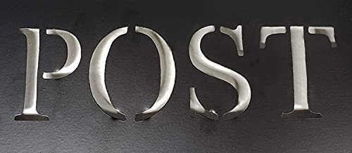 Nach Stanley Classic Post Large Mailbox, Outside Mailbox With Max Rust Protection, Modern Mailbox Wall Mount, Black, 11.9X6X12.7 Inches, Uh-1000Blk-A #TOP6