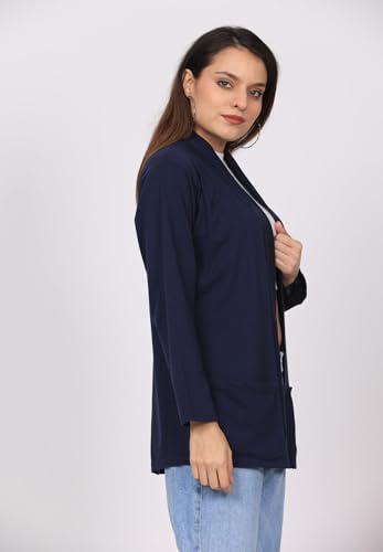 Image of Women's Cotton Shrugs with Pockets, Summer Shrugs for Ladies, Pack of Two