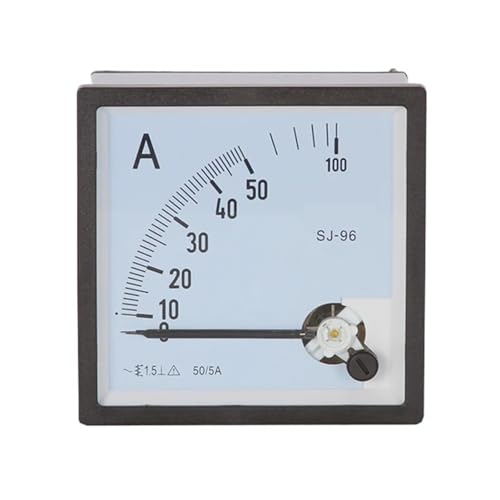 Amperímetro SJ96 for montaje en panel, rango de medición de CA: 50 A, 75 A, 100 A, 150 A, 200 A, 250 A, 300 A, 400 A, 500 A, 600 A, 750 A, 800 A, CP-96(800A)
