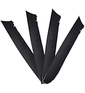 HNZMDY 50 Pcs Archery Arrow Fletching Spiral Wrap Full Length Arrow Feather 7~10