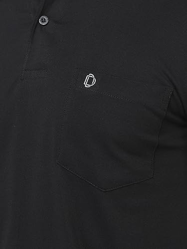 Image of Dollar Mens Cotton Casual Solid Polo Tshirt (Pack of 1)
