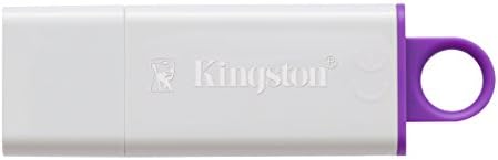 Kingston DataTraveler G4 - DTIG4/64GB USB 3.1 Gen 1/USB 3.0 G4 Flash Drive, 64 GB, Purple/ White