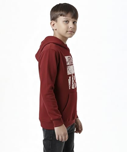 Image of KYDA KIDS Boys 100% Cotton Hooded Neck Long Sleeve Sweatshirt with Hoodies Winter Wear