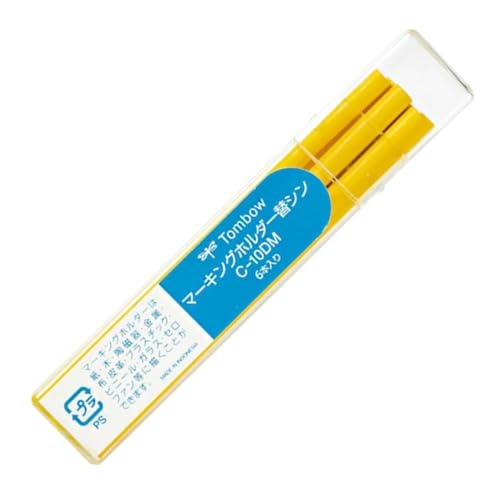 Amazon.co.jp: トンボ鉛筆 マーキングホルダ－替芯 黄色 C