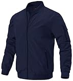 Klassischer Baseballkragen, Es kombiniert die Eigenschaften von Baseballuniformen und Fliegerjacken und ist voller Vitalität und Sportlichkeit.