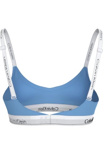 Calvin Klein Damen BH Bralette Lightly Lined Elastischer Bund, Blau (Blue Descent), 4XL – Ansicht 4