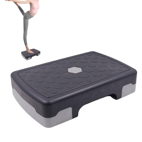 Stepper pour exercices d'aérobic Step Fitness avec marches antidérapantes pour la maison