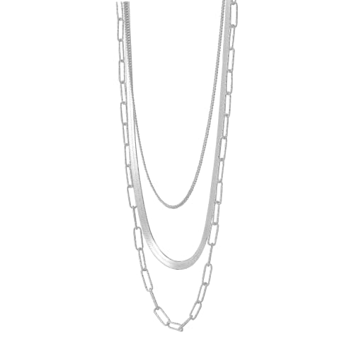 Silpada 'Power of Three' Sterling Silver Chain Necklace, 18" + 2"2
