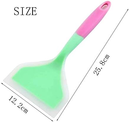 Miniatura 2 de Espátulas de silicona para cocinar, pala de silicona para hornear carne de res, raspador de huevos, resistente al calor, herramientas