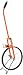 Keson MP401 Metal Frame Measuring Wheel with Spoked Wheel (Graduations: ft.), 15-1/2-Inch Diameter