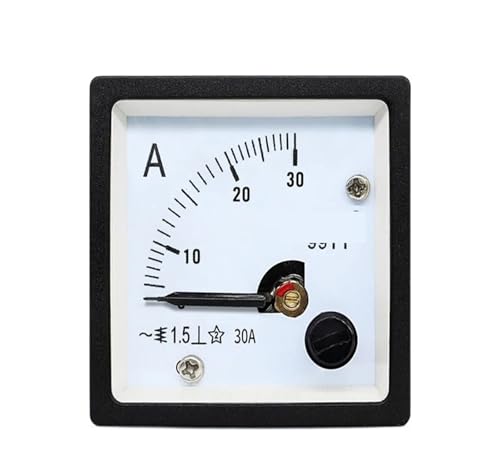 Ampèremètre AC 15A 48x48 mm jauge de courant analogique pour tableau électrique 99T1