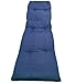 Cojín para tumbonas. Medidas 180 x 55 x 8 cm. Colchoneta para Silla y Tumbona de Playa, Piscina, jardín (Liso Azul)