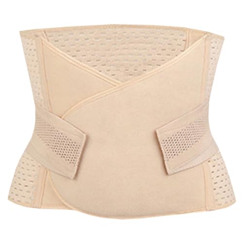 BCOATH Moldeador Corporal Faja Posparto para Mujer Color Caqui Cinturón Abdominal para Recuperación Postparto y Apoyo tras Cesárea, Banda para Cintura y Pelvis
