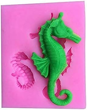 Miniatura 3 de Molde de silicona de caballo de mar Fondant Sugarcraft Cake Decorating Tools Chocolate Gumpaste Jelly Mold