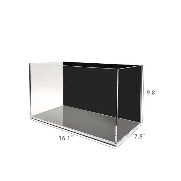 FixtureDisplays-16-X-79-X-98-Premium-Clear-Acrylic-Fish-Tank-5-Gallon-Aquarium-Terrarium-21997-NPF FixtureDisplays-16-X-79-X-98-Premium-Clear-Acrylic-Fish-Tank-5-Gallon-Aquarium-Terrarium-21997-NPF