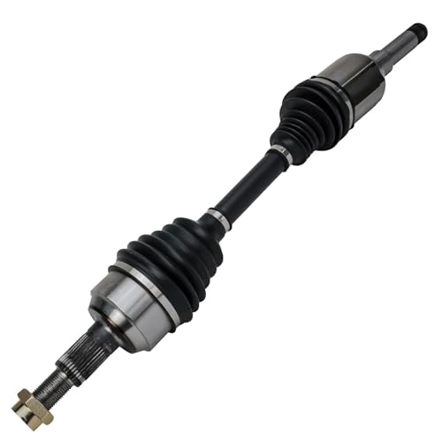 Image of Detroit Axle - 2.4L Front 2pc CV Axles for 2010-2017 Chevy Equinox | GMC Terrain, 2011 2012 2013 2014 2015, 2 CV Axle Shafts Assembly Replacement