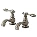 Kingston Brass KS1108TAL Basin Faucet with Lever Handle, 4-3/8" In Spout Reach, Brushed Nickel