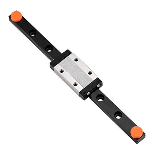 150mm MGN9 Linear Sliding Rail Guide with a MGN9H Carriage Block for 3D Printer and CNC Machine,Black (MGN9H, 150mm)