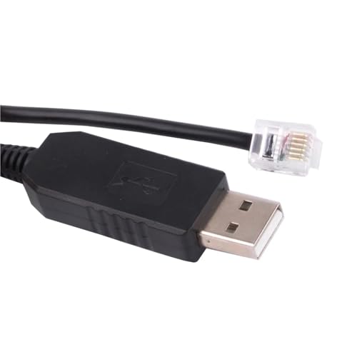 Cable serial RJ12 LX200 para telescopio con chip CP2102 que conecta GPS AUTOSTAR II sin errores