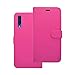 Produktbild Schutzhülle Kompatibel Mit Galaxy A50 2019 Pink Klappetui PU Leder Ständer Kartenschlitz Tasche Handy Cover