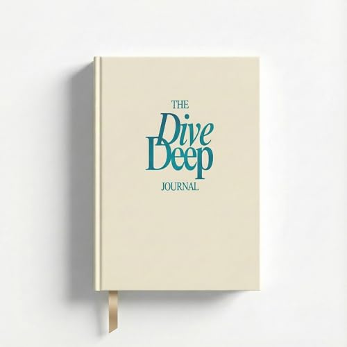 Daily Dopamine Dive Deep Journal - Guided Self-Reflection & Visualization Journal, Mental Health & Wellness Planner with Deep Prompts for Understanding Yourself & Future Planning, Self-Care & Daily Reflection Notebook for Women