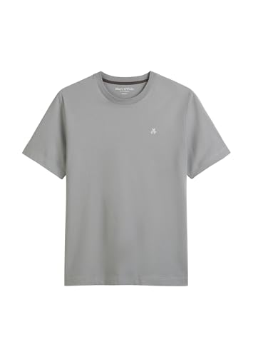 Marc OߴPolo Herren T-Shirt aus Bio-Baumwolle Regular Fit, Grau (Griffin), L