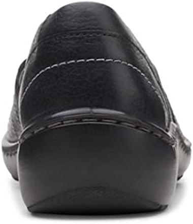 Clarks Women's Cora Meadow Loafer, Black Leather, 9 | Image 5
