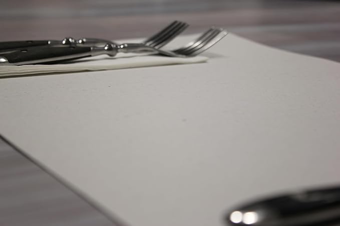 Tovagliette colazione per Hotel di carta BIANCHE | Confezioni da 500 fogli | Formato cm30x40 180 gr.mq. | Usa e getta, mononouso per Ristoranti all'aperto, Alberghi, Eventi