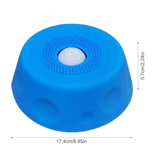 Langsamer Hund, 17,4 x 5,7 cm, Schüssel für Hunde, aus rutschfestem PP-Silikon, Spielzeug zum Lecken, Slow Feed, Brühe, Knochen für große, mittelgroße und kleine Hunde