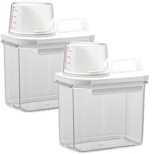 Contenitore di riso, 2 pezzi da 1100 ml Contenitore di stoccaggio di cereali ermetici con tazza di misurazione e versato, porta di riso in plastica trasparente, distributore di cereali, conservazione