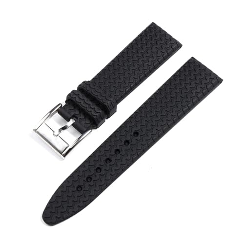 Pulsera de caucho 21mm compatible con Chopard de diseño deportivo 7
