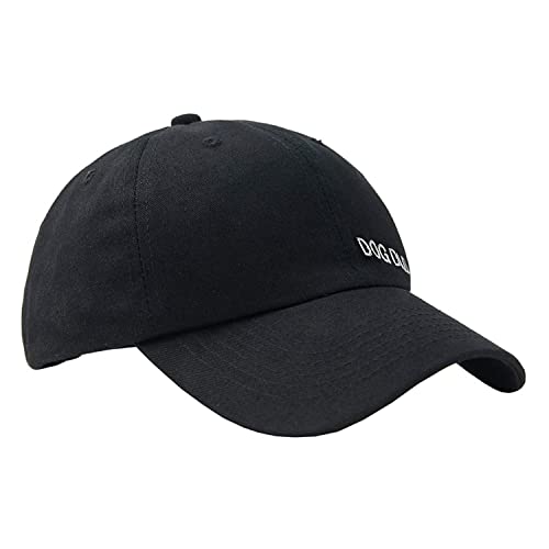 Waldeal Men's Dog Dad Embroidery Adjustable Baseball Cap, Classic Profile Cotton Hat For Dog Lover #TOP1