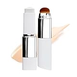 Color Changing Foundation Stick mit Bürste, 2025 Neu Feuchtigkeitsspendende und Leichte Abdeckcreme mit Pinsel, Farbwechselndes Foundation bis Voller Deckkraft für Alle Hauttypen (Natürlich)