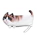 Produktbild CAheadY Schöne Katze weichen Tuch Federmäppchen Schreibwaren Stift Karte Geldbörse Kosmetiktasche Beige